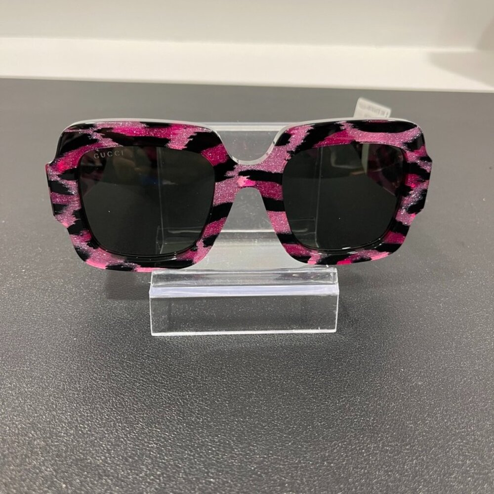 NWT Gucci Pink/Black/Gold Sunglasses (JB1329)
